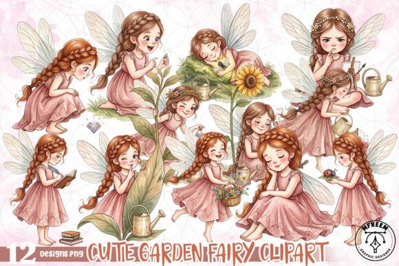 Enchanting Designs with Garden Fairy Clipart