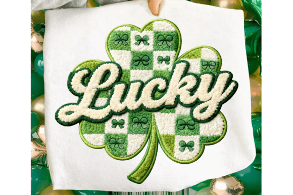 Faux Yarn Checkered Shamrock, Latch Hook: Elevate Your Designs